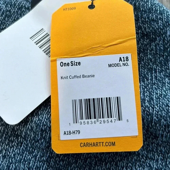 Carhartt Knit cuffed beanie Winter watch hat A-18 – blue/blue OS - Picture 6 of 7